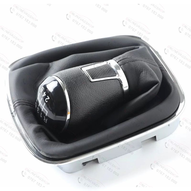 Nuca schimbator viteze cu manson si rama, compatibil VW Polo 6R , 5 sau 6 Trepte